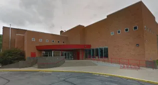 Front of Riverfront YMCA building